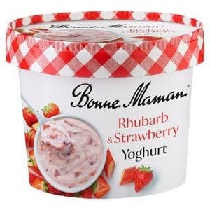 Bonne Maman 450g Rhubarb & Strawberry Fruit Yoghurt