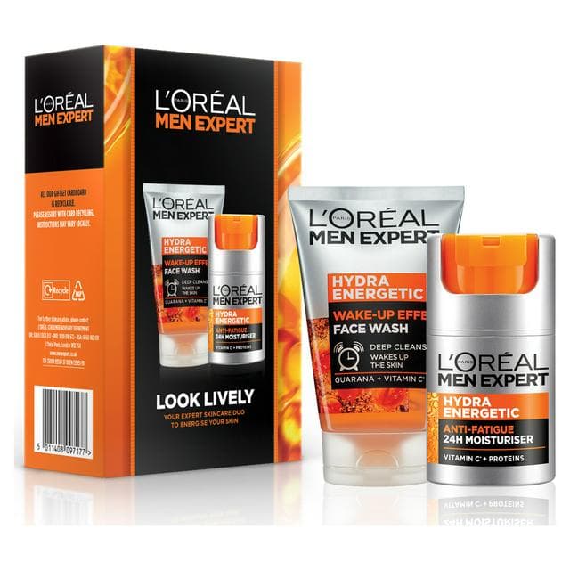 L'Oreal Men Expert Look Lively Anti-Fatigue Duo Gift Set - gallery image 1