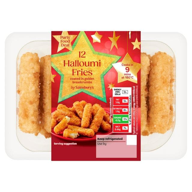 Sainsbury's Halloumi Fries x12 204g - gallery image 1
