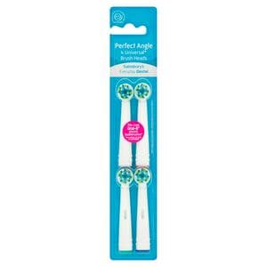 Sainsbury's Universal Perfect Angle Brush Heads x4