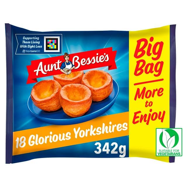 Aunt Bessie's Glorious Golden Yorkshire Puddings x18 342g - gallery image 1