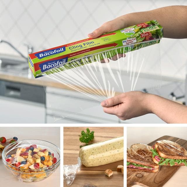 Bacofoil PVC Free Cling Film with Easy-Cut System 32.5cm x 30m - gallery image 6