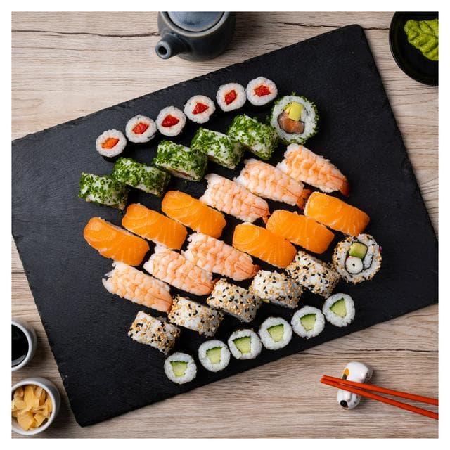 YO! Salmon & Prawn Deluxe Sushi Platter (36 Pieces) - gallery image 1