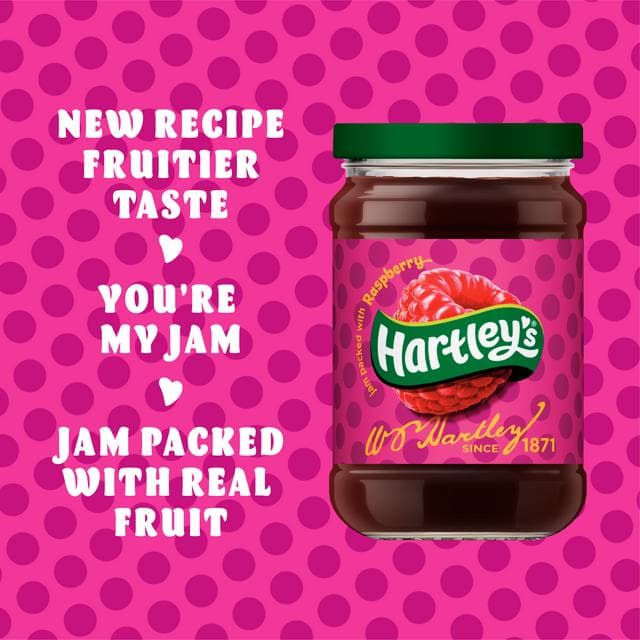 Hartley's 300g Raspberry Fruit Jam - gallery image 2