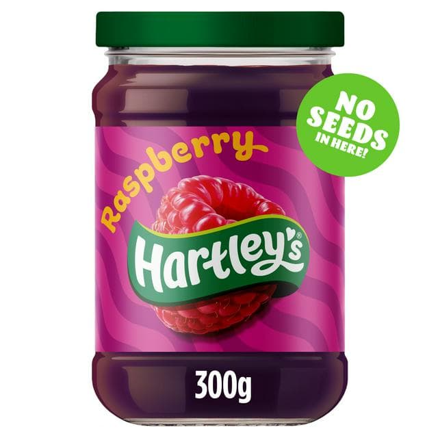 Hartley's Best of Raspberry Seedless Jam 300g - gallery image 1
