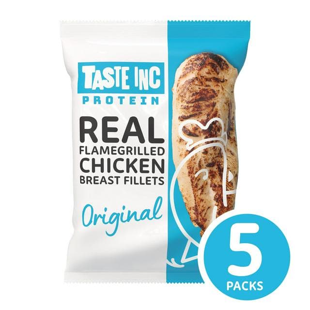 Taste Inc. Protein Real Flamegrilled Chicken Breast Fillets Original Multipack 5 x 35g - gallery image 1