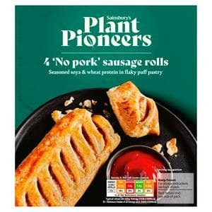 Plant Pioneer No Pork Sausage Rolls 400g
