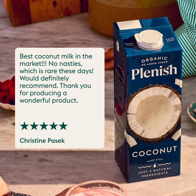 Plenish 1L Chilled Dairy Free Organic Coconut Drink - gallery image 5