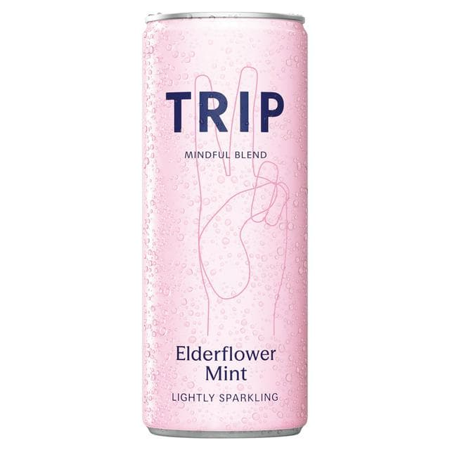 TRIP 250ml Elderflower Mint Sparkling Drink - gallery image 1