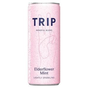 TRIP 250ml Elderflower Mint Sparkling Drink