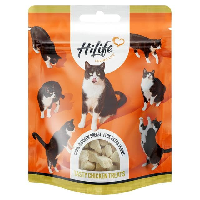 HiLife 100% Natural Chicken Breast Cat Treats 30g - gallery image 1