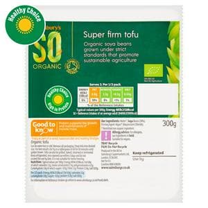 Sainsbury's SO Organic Super Firm Tofu 300g