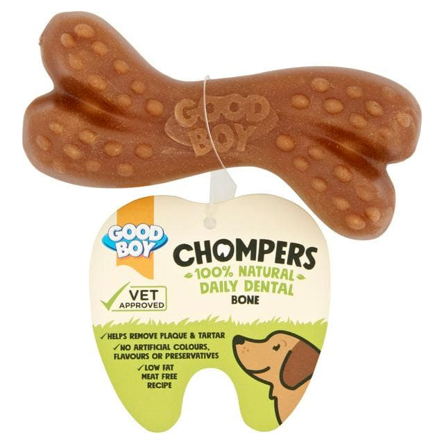 Good Boy Chompers 100% Natural Dental Bone Dog Treats 60g - gallery image 1