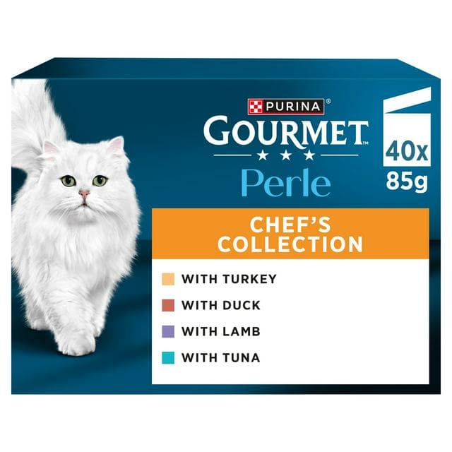 Gourmet Perle Chef's Collection in Gravy Wet Cat Food 40 x 85g - gallery image 1