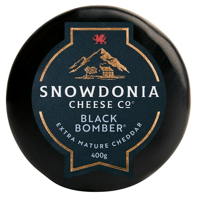 Snowdonia Cheese Company 400g Black Bomber Extra Mature Cheddar Truckle - gallery image 1