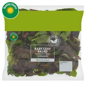 Sainsbury's Baby Leaf Salad 90g