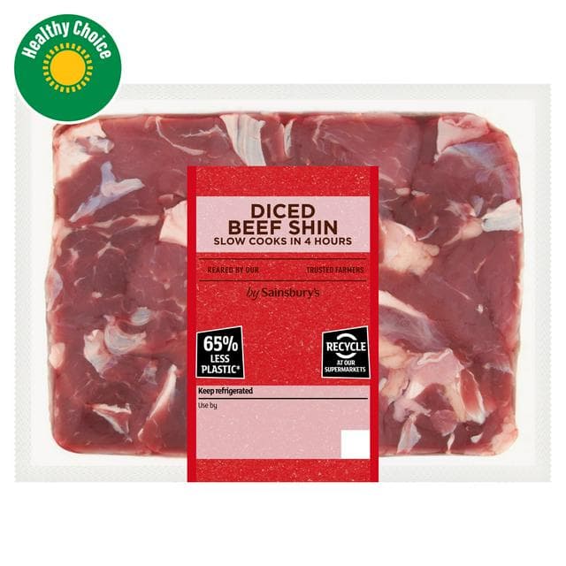 Sainsbury's British or Irish Diced Beef 500g - gallery image 1