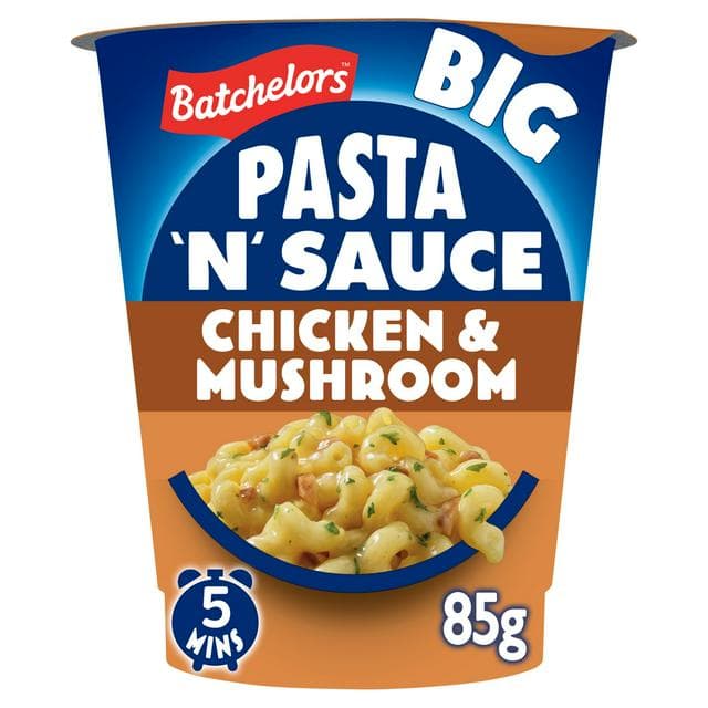 Batchelors Big Pasta 'n' Sauce, Chicken & Mushroom Flavour 85g - gallery image 1