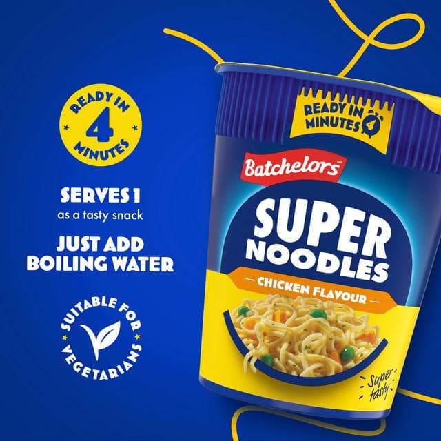Batchelors Big Super Noodles Pot Curry Flavour 100g - gallery image 2