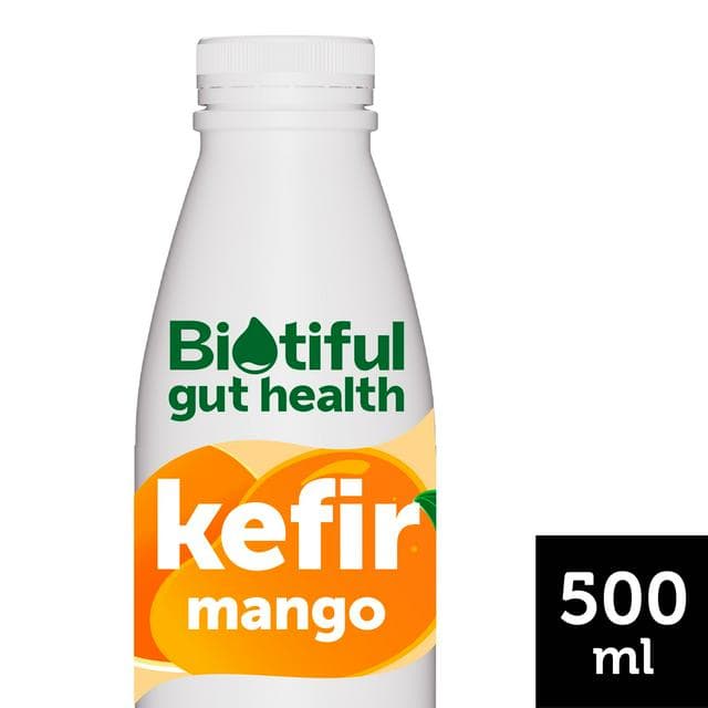 Biotiful Gut Health Kefir Milk Drink Mango 500ml - gallery image 1