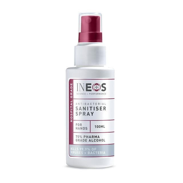 Ineos Antibacterial Anti-Viral Hand Sanitiser Spray 100ml - gallery image 1