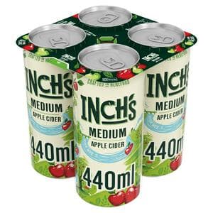 Inch's Medium Apple Cider 4x440ml