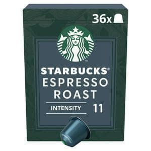 Starbucks by Nespresso Espresso Roast Coffee Pods x36