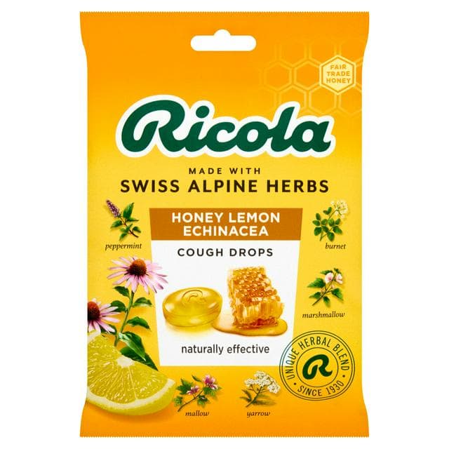 Ricola Honey Lemon Echinacea Cough Drops 75g - gallery image 1