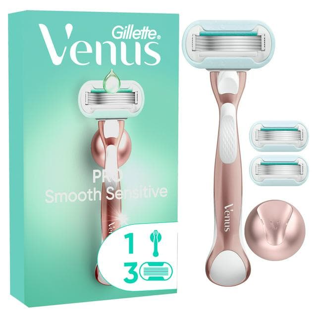 Venus Deluxe Smooth Sensitive RoseGold Razor - 3 Blades - gallery image 1