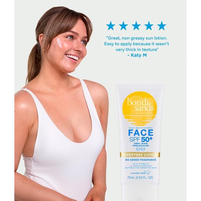 Bondi Sands Daily Moisturising Face SPF 50+ 75ml - gallery image 3