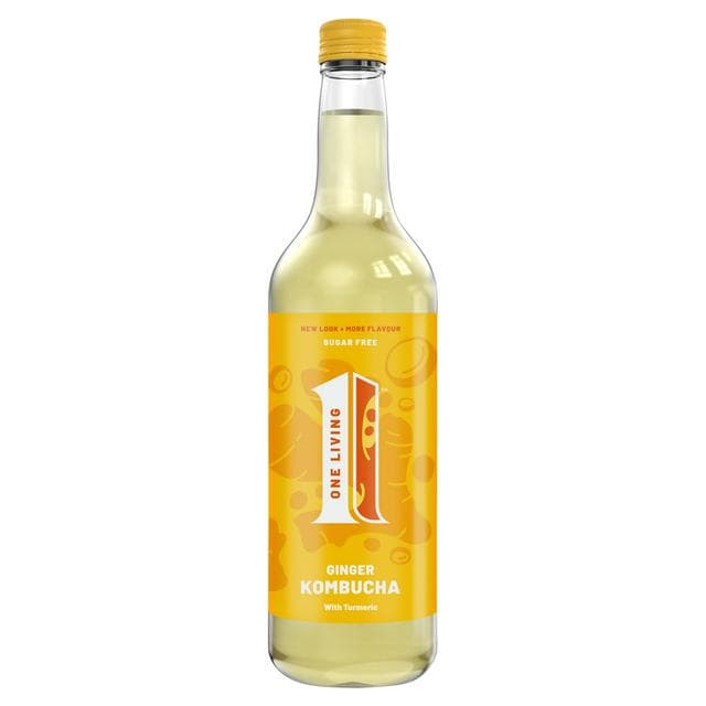 One Living Ginger Kombucha with Turmeric 750ml - gallery image 1