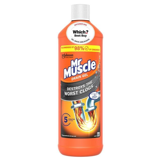 Mr Muscle Max Gel Drain Unblocker 1L - gallery image 1
