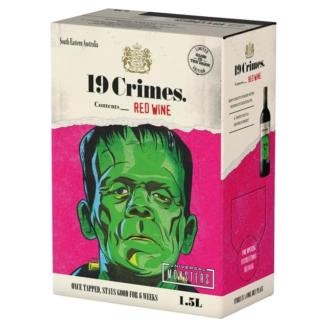 19 Crimes Red Boxed Wine 150cl - gallery image 1