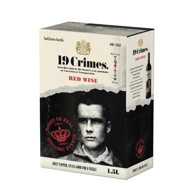 19 Crimes Red Boxed Wine 150cl - gallery image 6