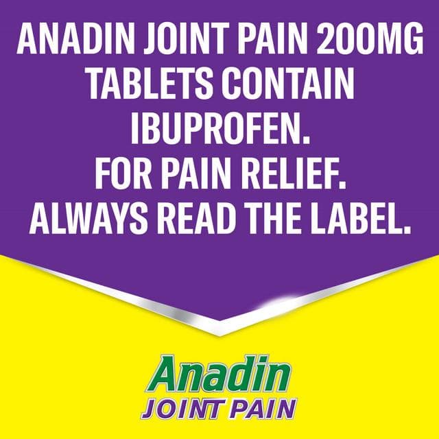 Anadin Joint Pain Relief Ibuprofen Tablets x16 - gallery image 5