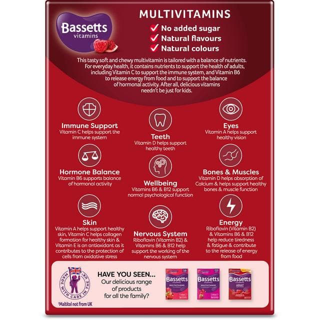 Bassetts Vitamins Adult Multivitamins Pastilles x60 - gallery image 2