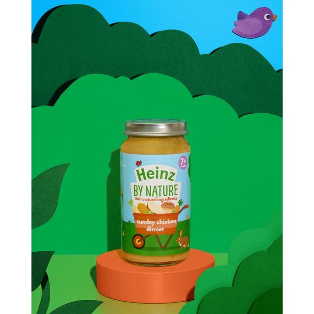 Heinz By Nature Sunday Chicken Dinner Baby Food Jar 7+ Months 200g - gallery image 2