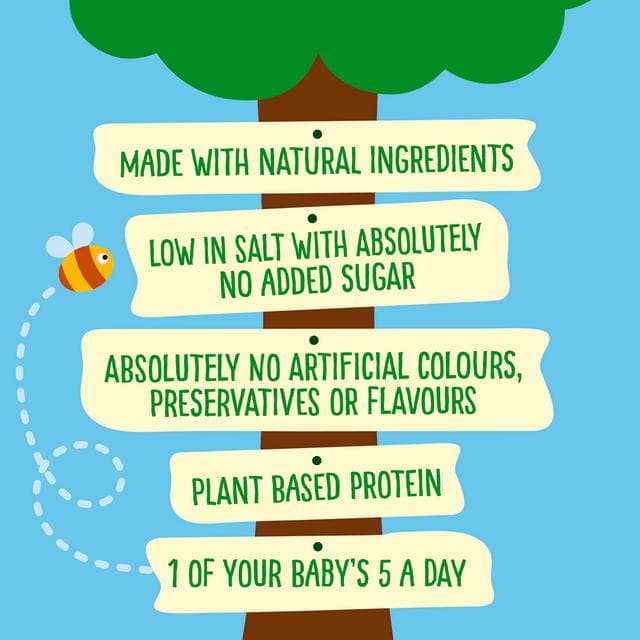 Heinz by Nature Saucy Pasta Stars with Beans & Carrot Baby Food 7+ Months 200g - gallery image 3