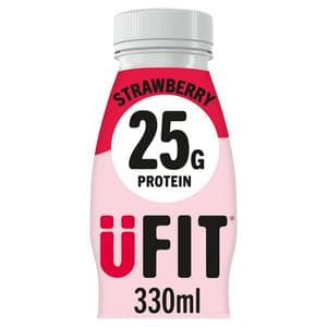 Ufit Strawberry Flavour High Protein Milkshake 330ml