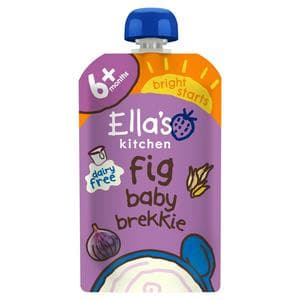 Ella's Kitchen Organic Dairy Free Pear & Fig Porridge Baby Food Pouch 6+ Months 100g