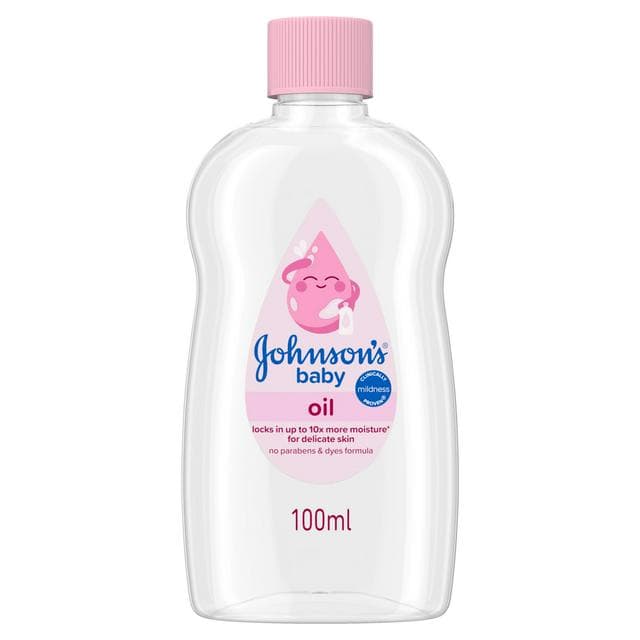 Johnson's Baby Oil 100ml - gallery image 1