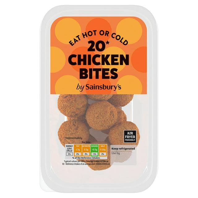 Sainsbury's Breaded Chicken Bites x20 200g - gallery image 1