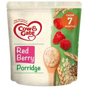 Cow & Gate Red Berry Wholegrain Porridge Baby Cereal 200g