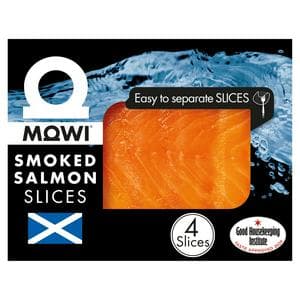 Mowi Scottish Smoked Salmon Slices x4 100g