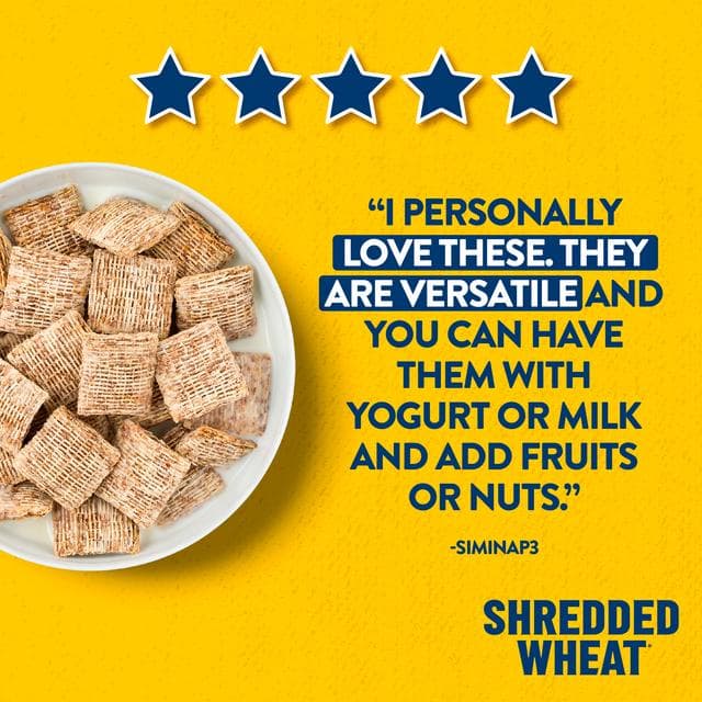 Nestle Shredded Wheat Bitesize Cereal 370g - gallery image 4