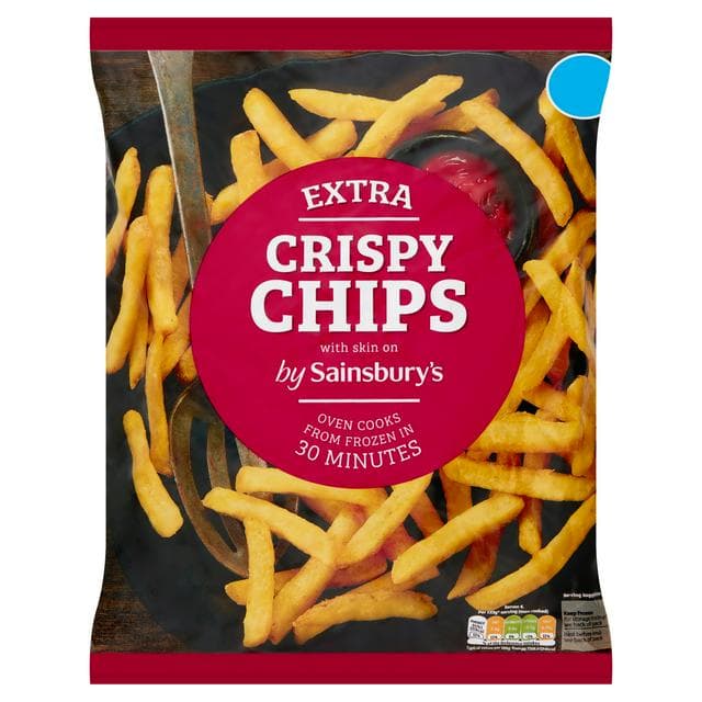 Sainsbury's Super Crispy Skin On Chips 900g - gallery image 1