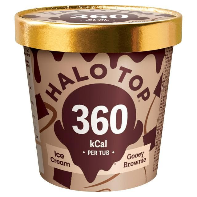 Halo Top Brownie Gooey Ice Cream 460ml - gallery image 1