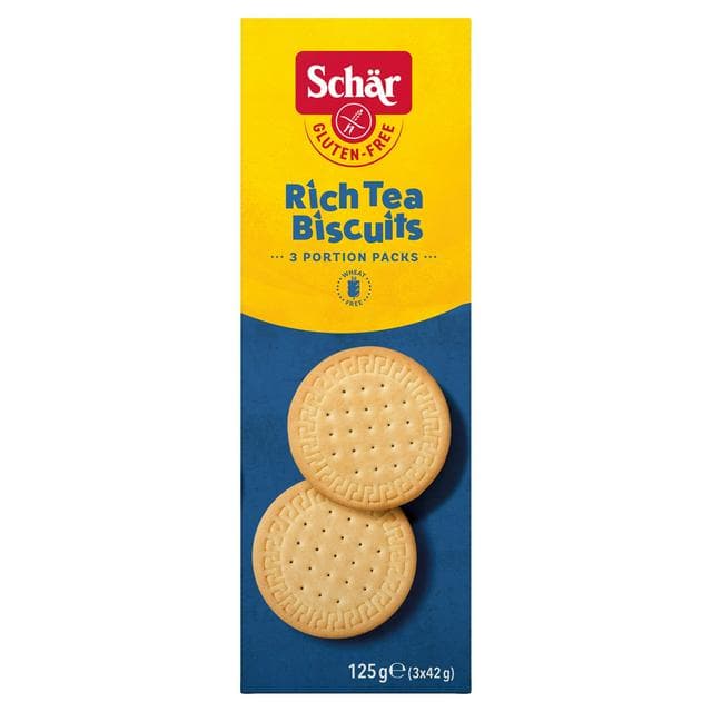 Schär Gluten-Free Rich Tea Biscuits 3x42g - gallery image 1