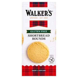 Walker's Gluten Free Shortbread Rounds x9 140g