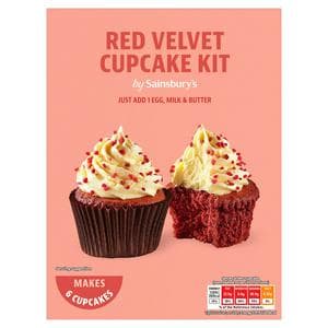 Sainsbury's Red Velvet Cupcake Kit 280g